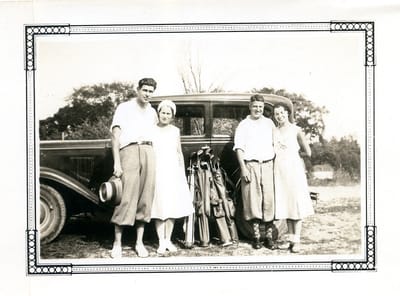 Barney Lewis, unknown, Roland Lewis, Nora (Bigham) Lewis.jpg