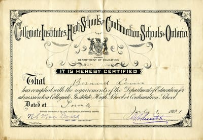 Bernard Lewis qualification for high school.jpg
