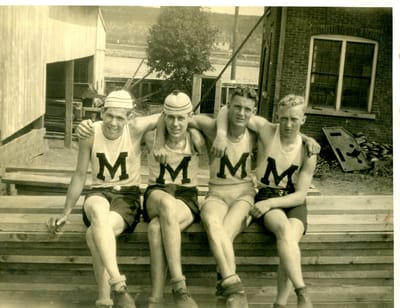 Malvern Avenue Collegiate Institute - Bernard Lewis 2nd from left.jpg