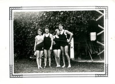 Nora (Bigham) Lewis, Roland Lewis, unknown, Barney Lewis.jpg