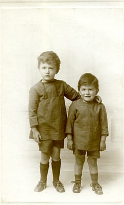 Philip James and Stephen Hindle Lewis (sons of Wilfred Bernard Lewis - July 1919).jpg