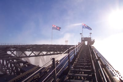 BridgeClimb Sydney Flags Morning.jpg