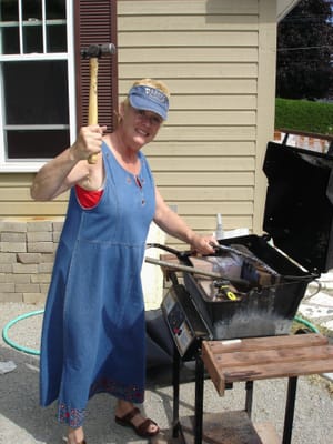 24 forging a clavicle for No 19 2005.JPG