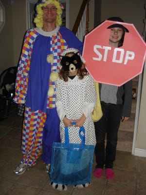 A-004 Clown Wolf Stop sign.JPG