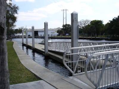 A131 New dock on New River.JPG